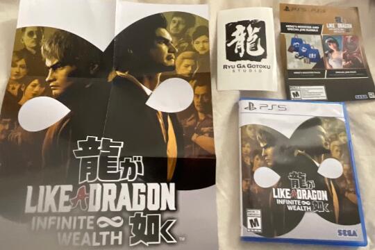 《如龙8》实体光盘已偷跑：主线+支线约55小时通关